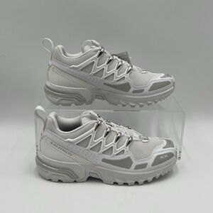Womens Size 8 Salomon ACS + White Silver Hiking Sneakers 472367 NEW